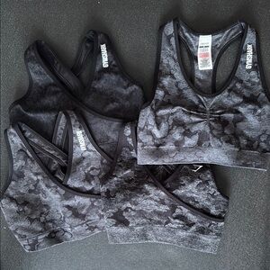 Gymshark Women's Black Sports Bra Set